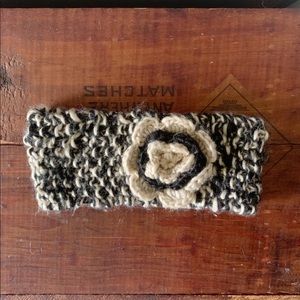 Women’s crochet flower winter headband